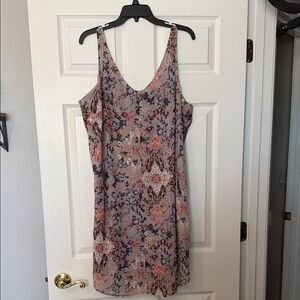 CAbi Multicolor Floral Mini Dress